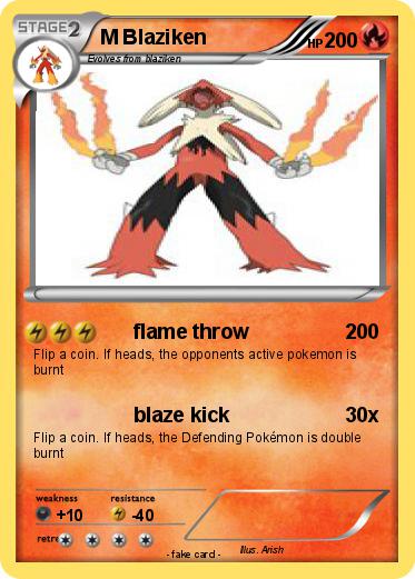 Pokemon M Blaziken