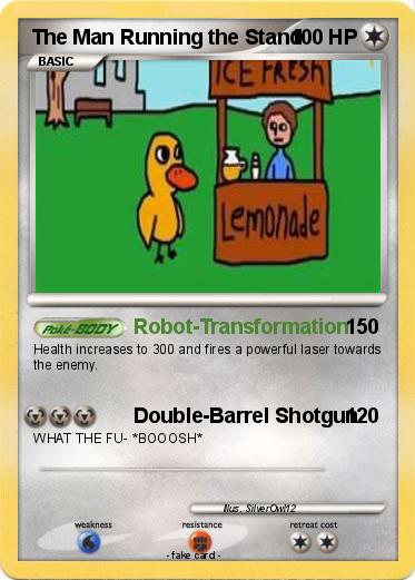 Pokemon The Man Running the Stand