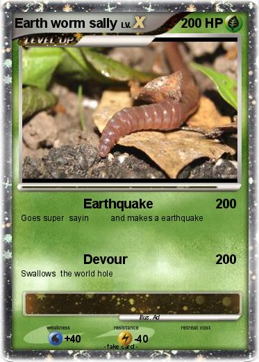 Pokemon Earth worm sally