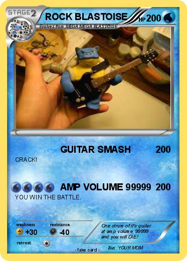 Pokemon ROCK BLASTOISE