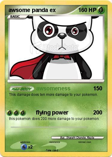 Pokemon awsome panda ex