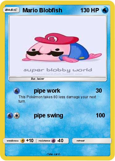 Pokemon Mario Blobfish