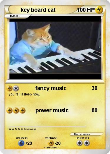 Pokemon key board cat