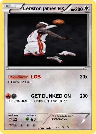 Pokemon LerBron james EX