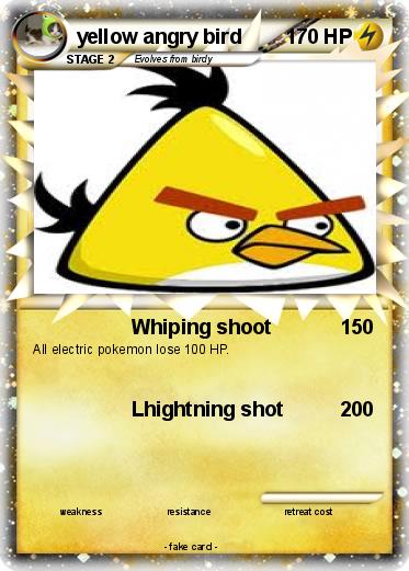 Pokemon yellow angry bird