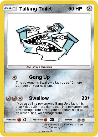 Pokemon Talking Toilet