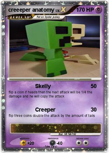 Pokemon creeeper anatomy