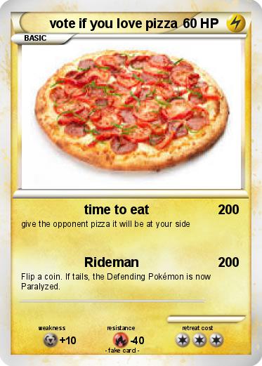 Pokemon vote if you love pizza