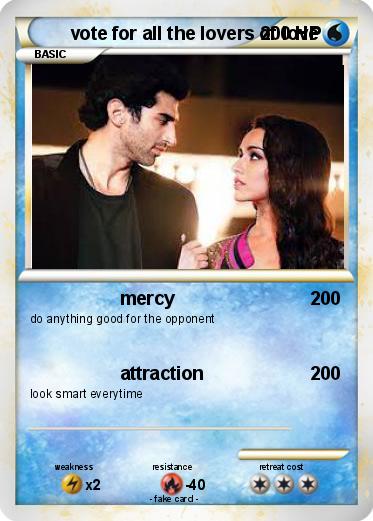 Pokemon vote for all the lovers of love