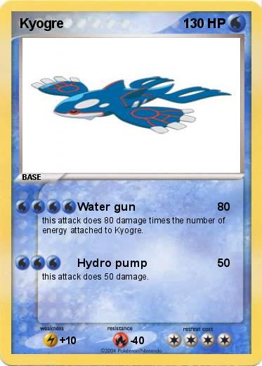 Pokemon Kyogre