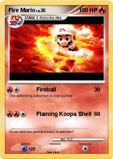 Pokemon Fire Mario