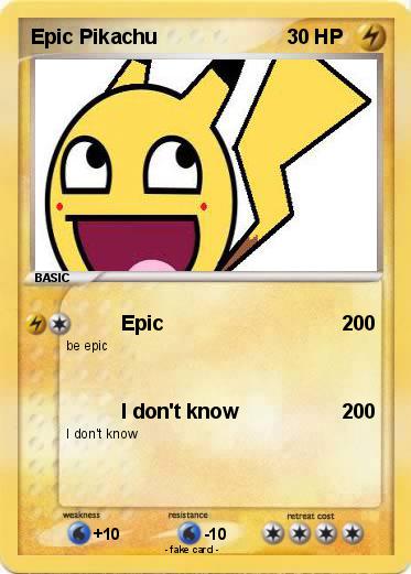 Pokemon Epic Pikachu