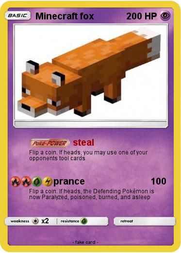 Pokemon Minecraft fox