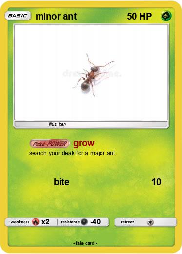 Pokemon minor ant