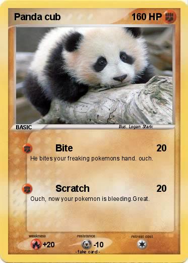 Pokemon Panda cub