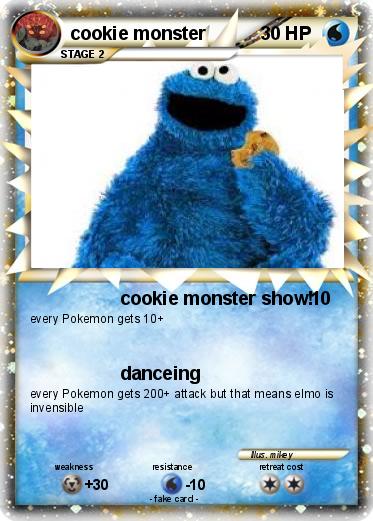 Pokemon cookie monster