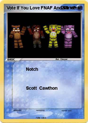 Pokemon Vote If You Love FNAF And Minecraft