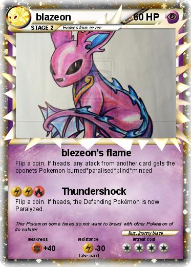 Pokemon blazeon