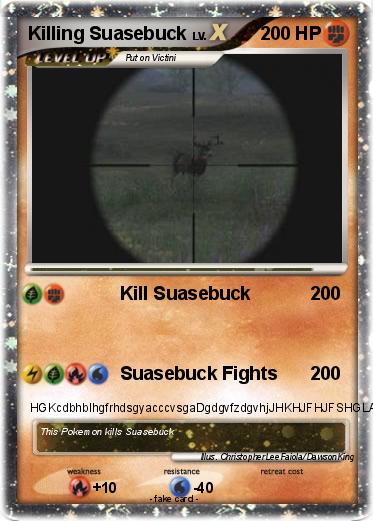 Pokemon Killing Suasebuck