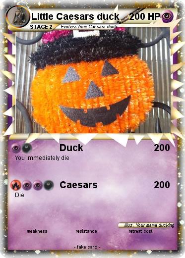 Pokemon Little Caesars duck