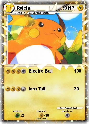 Pokemon Raichu