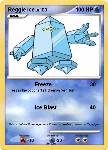 Pokemon Reggie Ice