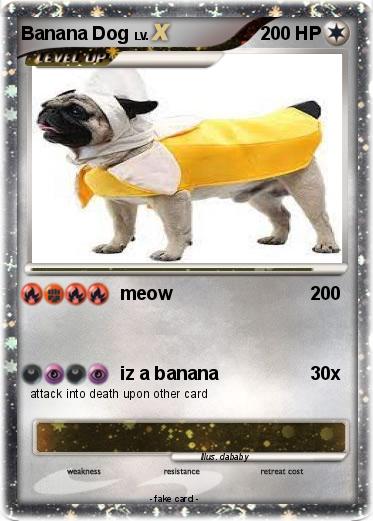 Pokemon Banana Dog