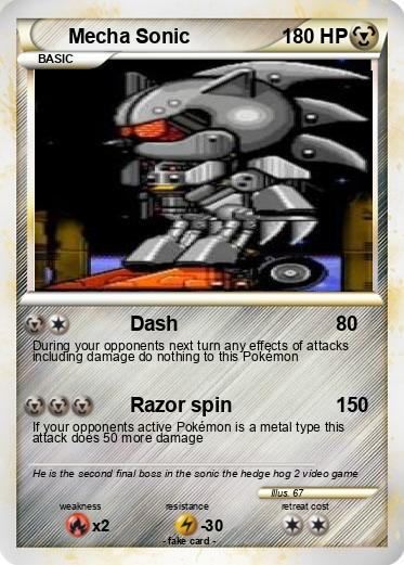 Pokemon Mecha Sonic
