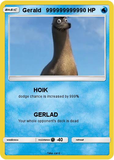 Pokemon Gerald   9999999999