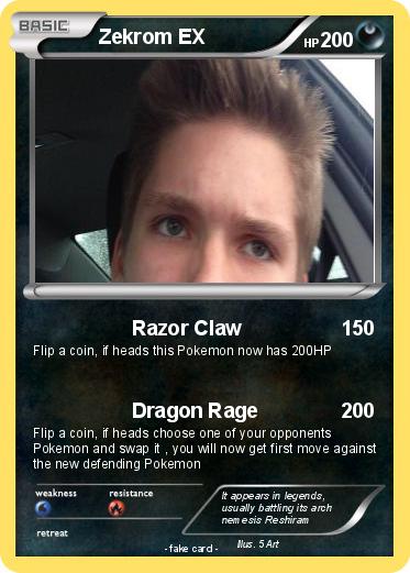 Pokemon Zekrom EX