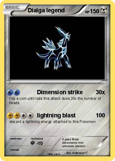 Pokemon Dialga legend