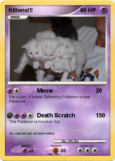 Pokemon Kittens!!!
