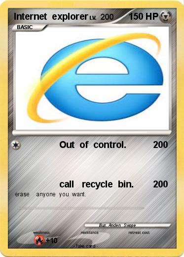 Pokemon Internet  explorer