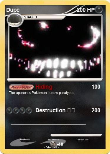 Pokemon Dupe