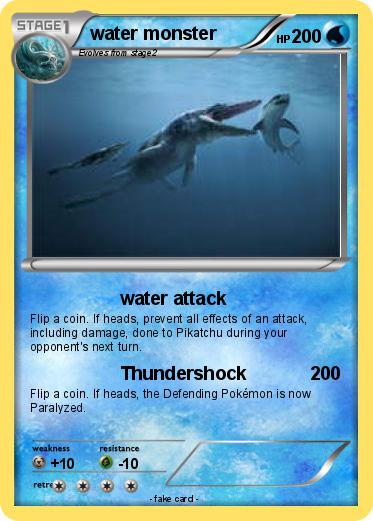 Pokemon water monster