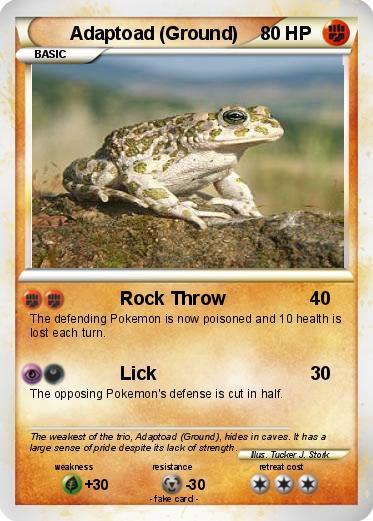 Pokemon Adaptoad (Ground)