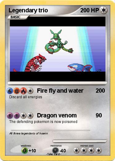 Pokemon Legendary trio