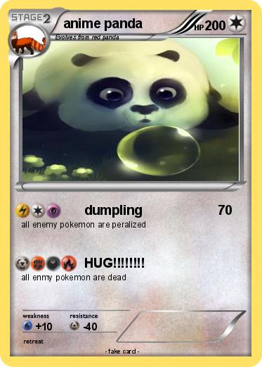 Pokemon anime panda