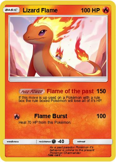 Pokemon Lizard Flame