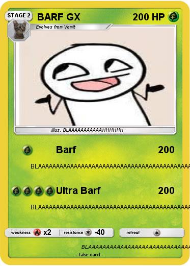 Pokemon BARF GX