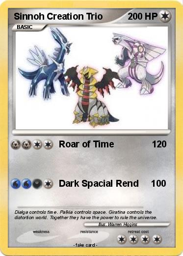 Pokemon Sinnoh Creation Trio