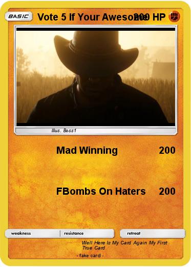 Pokemon Vote 5 If Your Awesome