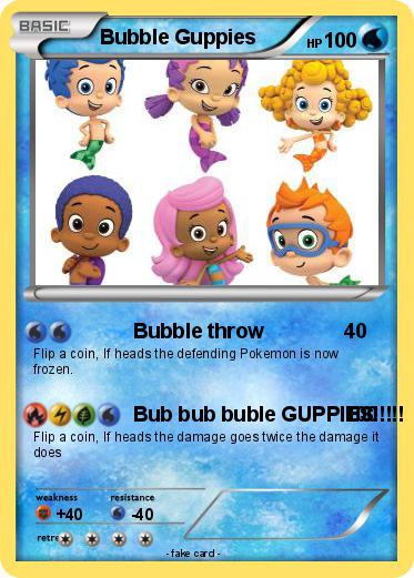 Pokemon Bubble Guppies
