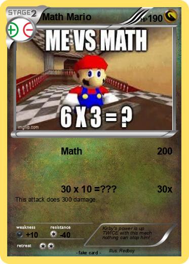Pokemon Math Mario