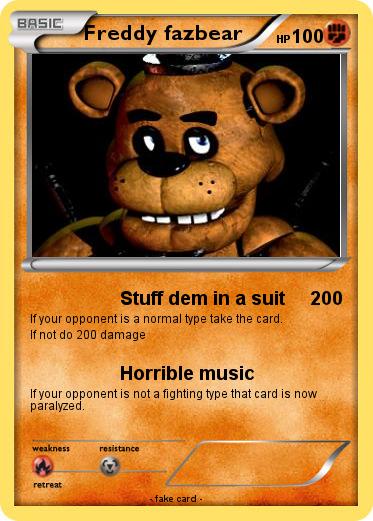 Pokemon Freddy fazbear