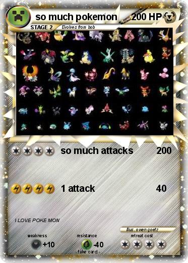 Pokemon so much pokemon