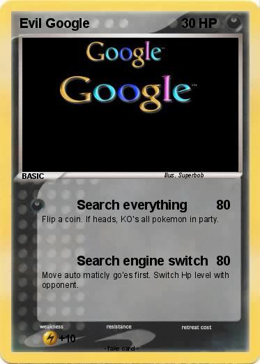 Pokemon Evil Google