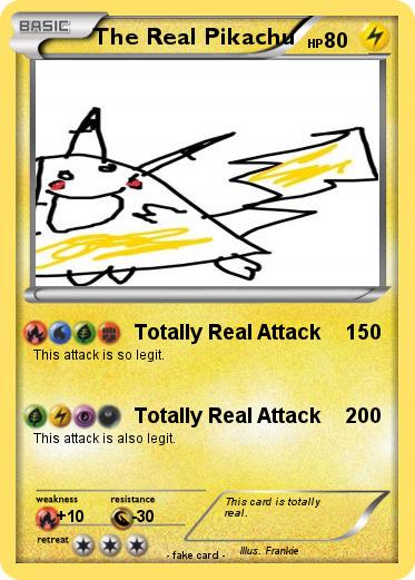 Pokemon The Real Pikachu