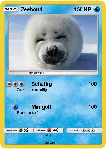 Pokemon Zeehond