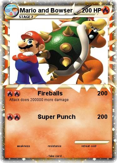 Pokemon Mario and Bowser